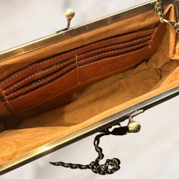 Patricia Nash Potenaz Frame Crossbody Clutch in Tooled Florence - Picture 5 of 5